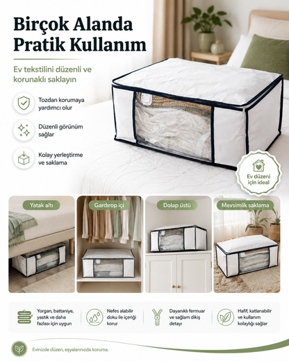 Gule Home 2'li Vakumlu Hurç Seti Large + XXLarge