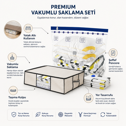 Gule Home Large Vakumlu Hurç