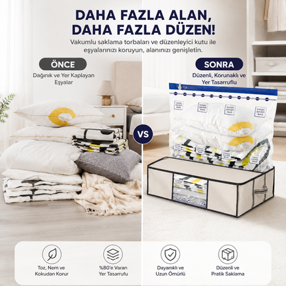 Gule Home Large Vakumlu Hurç