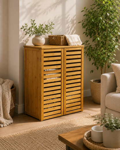 Gule Home Bambu Çok Amaçlı Dolap – Balkon, Banyo, Antre ve Yaşam Alanları İçin