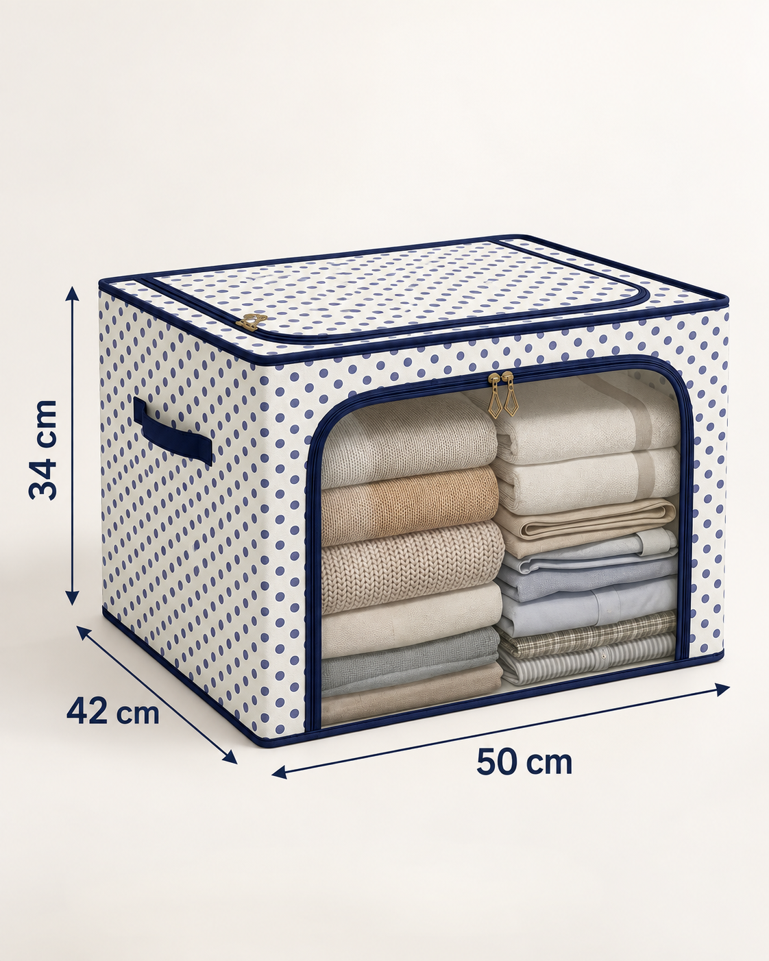 Gulehome 3'Lü Katlanabilir Demir İskeletli Düzenleyici Hurç